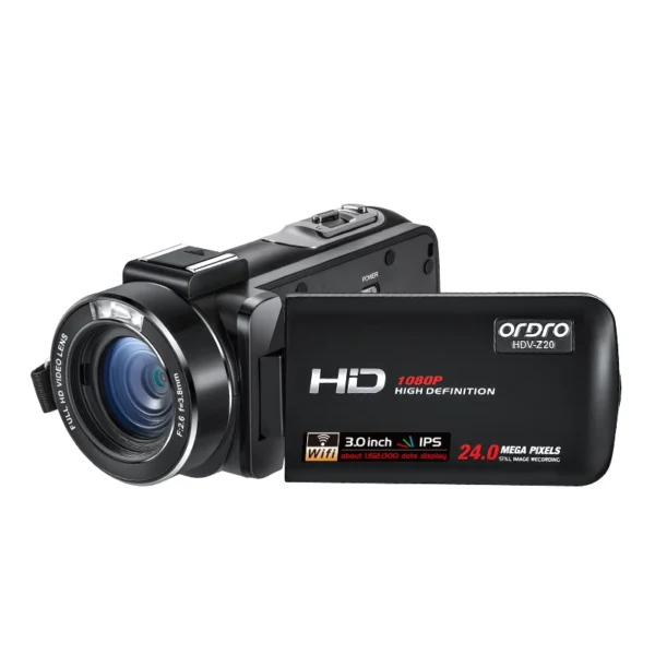 Video Camera Digital Camcorder Full HD Ordro Z20 1080P IR Night Vision YouTube Vlog Cameras for Blogger Shooting Home Use - Image 2