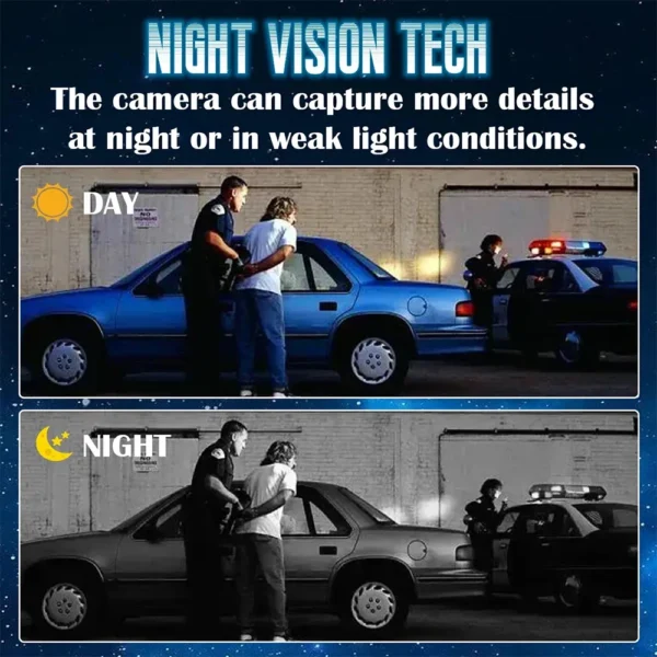 4K HD WiFi Mini Camera Portable Digital Video Recorder Wearable Police Body Cam Infrared Night Vision Sports DV Small Camcorder - Image 4